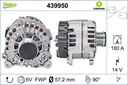 ALTERNATOR 14V 180AMP VALEO VAG