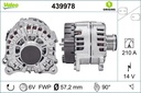 ALTERNATOR 14V 210AMP VALEO VAG
