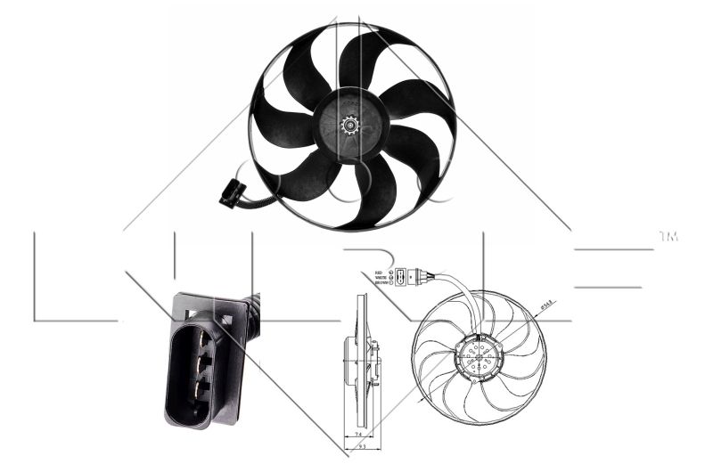 A/C THERMOFAN NRF VAG