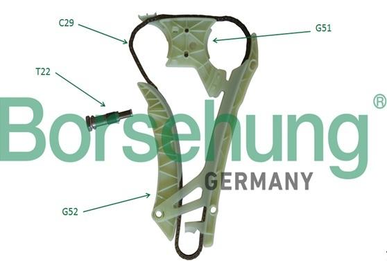 TIMING CHAIN KIT BORSEHUNG BMW*