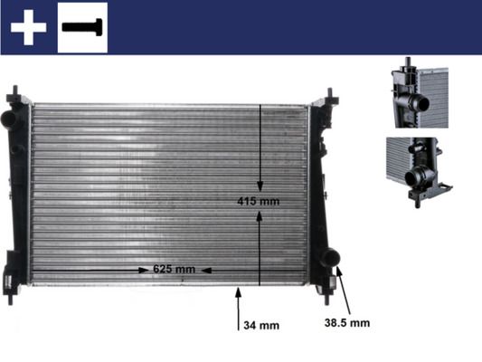 RADIATOR MAHLE ALFA