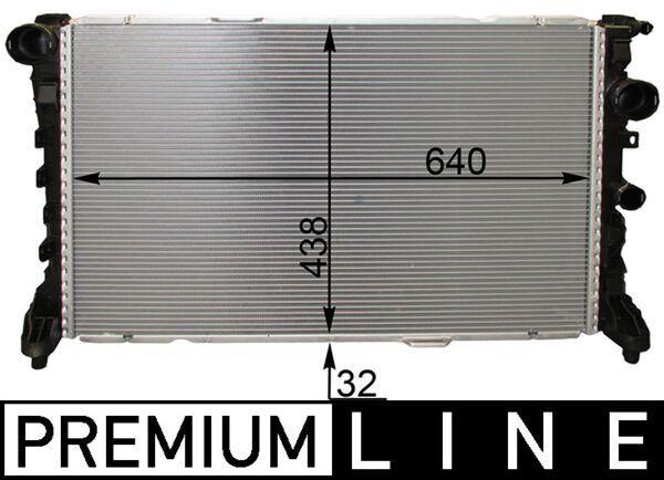 RADIATOR MAHLE MERC