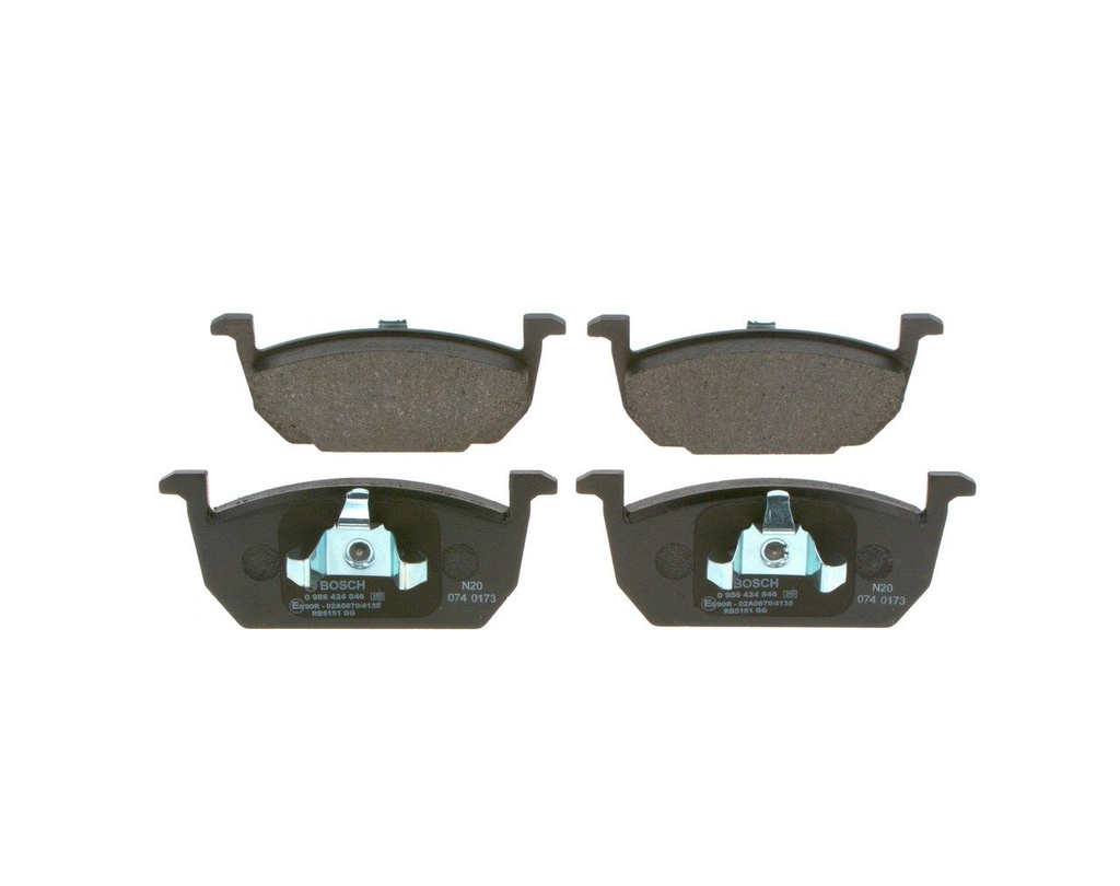 FRONT PADS BOSCH VAG