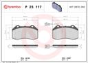 BRAKE PADS FRONT BREMBO ALFA