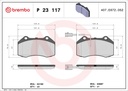 FRONT PADS BREMBO ALFA