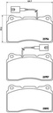 BRAKE PADS FRONT BREMBO ALFA