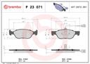 BRAKE PADS FRONT BREMBO ALFA FIAT