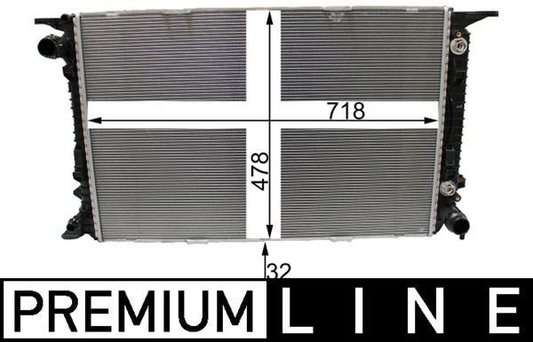 RADIATOR MAHLE PORSCHE