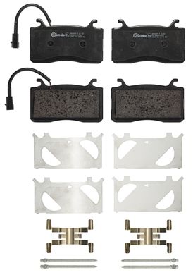 BRAKE PADS FRONT WITH SENSOR BREMBO ALFA