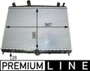 RADIATOR MAHLE PSA