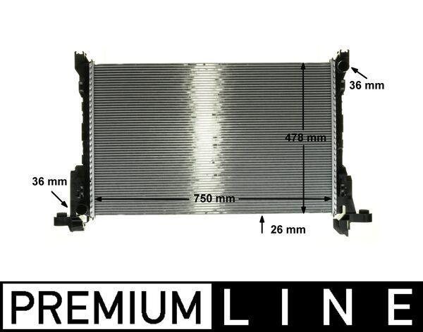 RADIATOR MAHLE RENAULT