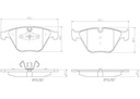 BRAKE PADS FRONT BREMBO CERAMIC BMW