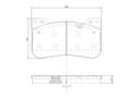 BRAKE PADS FRONT BREMBO BMW