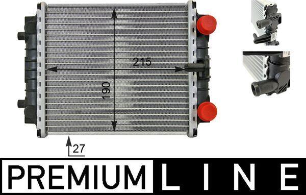 RADIATOR MAHLE VAG