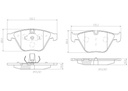 BRAKE PADS FRONT BREMBO CERAMIC BMW