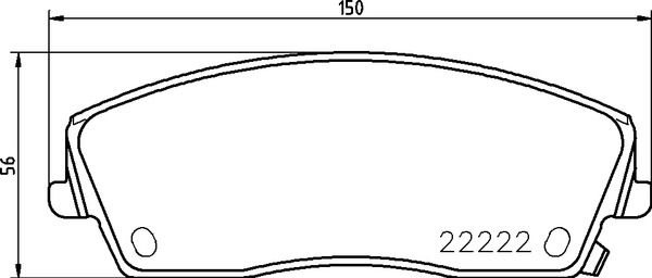 BRAKE PADS FRONT BREMBO CHRYSLER