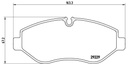 BRAKE PADS FRONT BREMBO IVECO