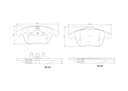 BRAKE PADS FRONT BREMBO CERAMIC JAGUAR