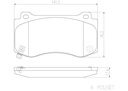 BRAKE PADS FRONT BREMBO CERAMIC JEEP CHRYSLER