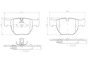 BRAKE PADS FRONT BREMBO CERAMIC LAND ROVER