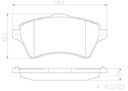 BRAKE PADS FRONT BREMBO CERAMIC LAND ROVER
