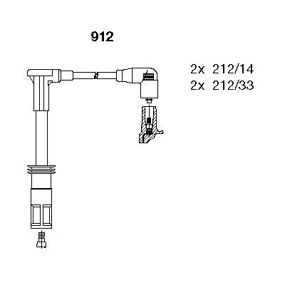 IGNITION LEAD SET BREMI ALFA