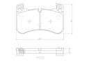 BRAKE PADS FRONT BREMBO CERAMIC LAND ROVER
