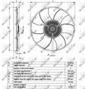 FAN CLUTCH + BLADE NRF MERC VAG