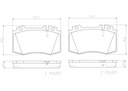 BRAKE PADS FRONT BREMBO CERAMIC MERC