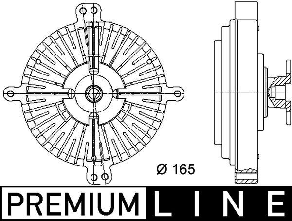 FAN CLUTCH MAHLE MERC