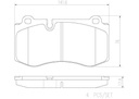 BRAKE PADS FRONT BREMBO CERAMIC MERC
