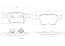 BRAKE PADS FRONT BREMBO CERAMIC MERC