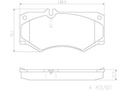 BRAKE PADS FRONT BREMBO CERAMIC MERC