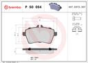 BRAKE PADS FRONT BREMBO MERC