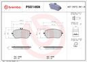 BRAKE PADS FRONT BREMBO CERAMIC MERC