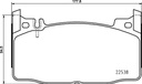 BRAKE PADS FRONT BREMBO MERC