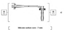 IGNITION LEAD SET MAGNETI MARELLI VOLVO