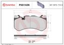 BRAKE PADS FRONT BREMBO CERAMIC MERC