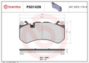 FRONT PADS BREMBO CERAMIC MERC*