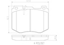 BRAKE PADS FRONT BREMBO CERAMIC MERC