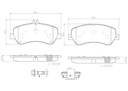 BRAKE PADS FRONT BREMBO CERAMIC MERC (DO NOT ORDER)