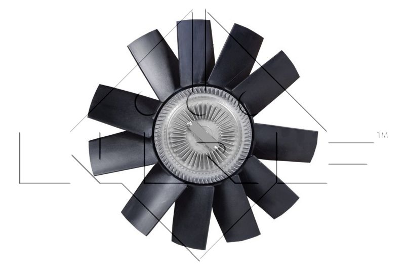 FAN WITH CLUTCH NRF VAG