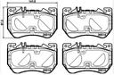 BRAKE PADS FRONT BREMBO MERC
