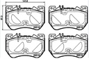 FRONT PADS BREMBO MERC