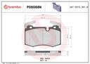 BRAKE PADS FRONT BREMBO CERAMIC MINI