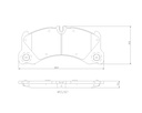 FRONT PADS BREMBO CERAMIC PORSCHE