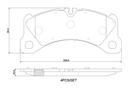 BRAKE PADS FRONT BREMBO CERAMIC PORSCHE