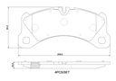 FRONT PADS BREMBO CERAMIC PORSCHE