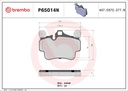 FRONT PADS BREMBO CERAMIC PORSCHE