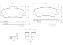 BRAKE PADS FRONT BREMBO CERAMIC PSA